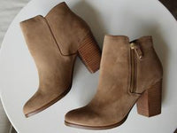 Stiefelette Naedia Mittel-Beige - Gluecksboutique®