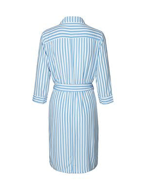 Kleid Anqeli blau-weiß mbym - Gluecksboutique®