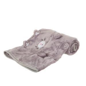 Decke Kitty Kat Babydecke grau - Gluecksboutique®