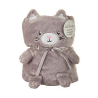 Decke Kitty Kat Babydecke grau - Gluecksboutique®