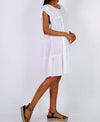 Minikleid Babydoll weiß - Gluecksboutique®