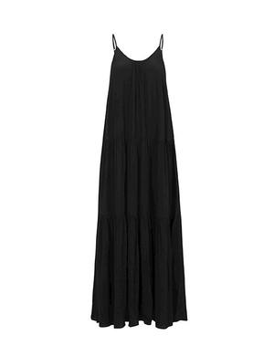 Maxikleid Vali schwarz - Gluecksboutique®