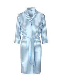 Kleid Anqeli blau-weiß mbym - Gluecksboutique®