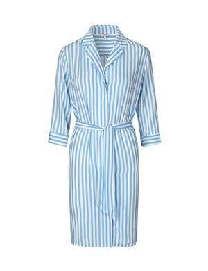 Kleid Anqeli blau-weiß mbym - Gluecksboutique®