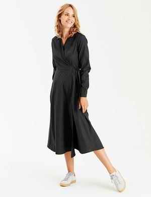 Kleid Otilia Regan Stripe Climbing Ivy Black Stripe - Gluecksboutique®