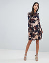 Kleid Tulip Mix Mahogany Rose YAS - Gluecksboutique®