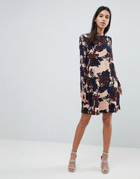 Kleid Tulip Mix Mahogany Rose YAS - Gluecksboutique®
