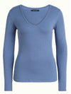 Carice V Top Uni Rib Tencel King Louie - Gluecksboutique®
