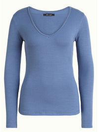 Carice V Top Uni Rib Tencel King Louie - Gluecksboutique®