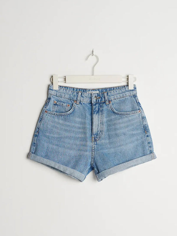 Dagny Mom Shorts sky blue - Gluecksboutique®
