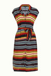 Irene King Louie Kleid gestreift