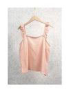 Top aus Musselinstoff mit Volantträgern in vers. Farben - Gluecksboutique®
