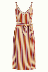 Nadya Dress Cassava Stripe King Louie - Gluecksboutique®