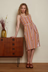 Nadya Dress Cassava Stripe King Louie - Gluecksboutique®