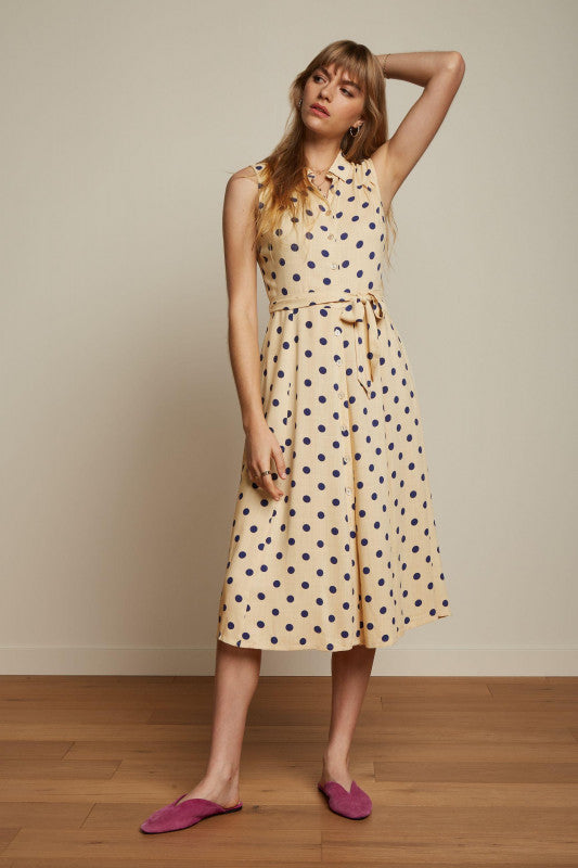 Nova Dress Melos King Louie gepunktetes Kleid - Gluecksboutique®