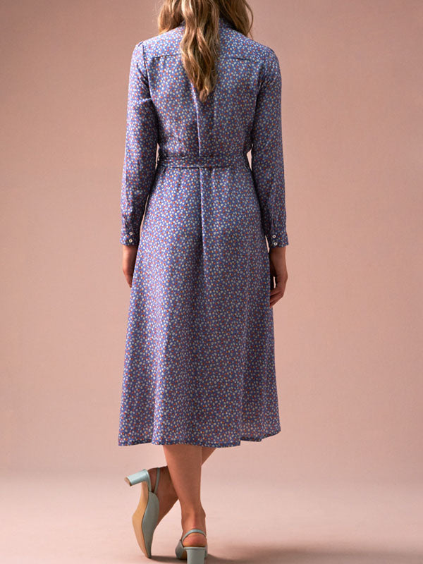 Olive Midi Silk Dress Coulisse King Louie - Gluecksboutique®