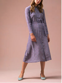 Olive Midi Silk Dress Coulisse King Louie - Gluecksboutique®