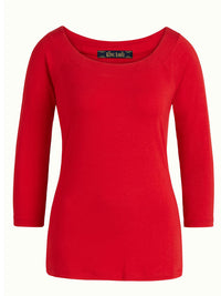 rot Sarah Top Viscose Lycra King Louie - Gluecksboutique®