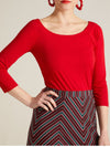 Sarah Top Viscose Lycra King Louie - Gluecksboutique®