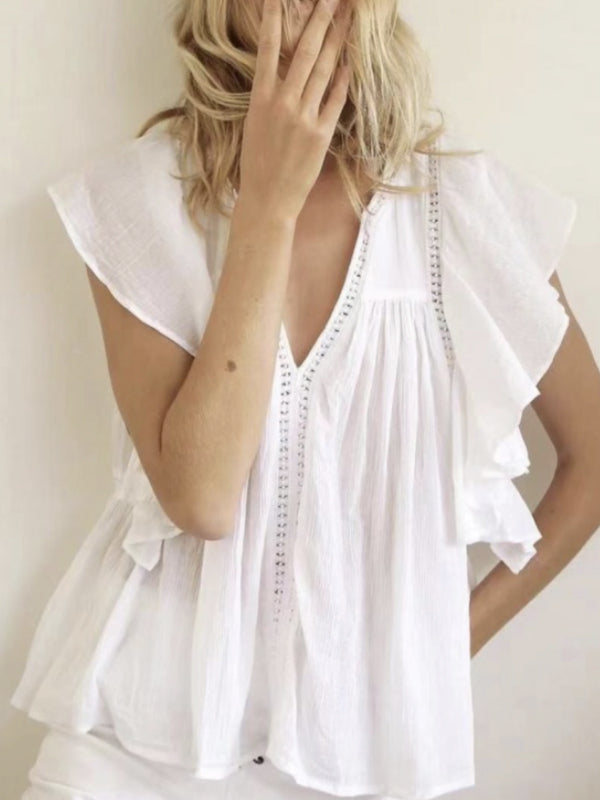 Volant Bluse - Gluecksboutique®