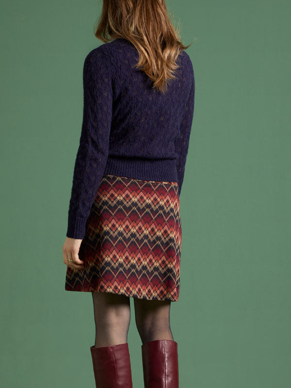Cardigan Roundneck Vallina King Louie - Gluecksboutique®
