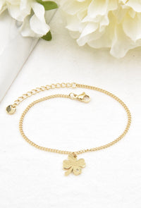 Armband mit Kleeblattanhänger - Gluecksboutique®