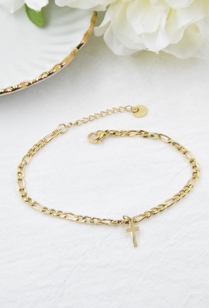 Armband mit Kreuz - Gluecksboutique®
