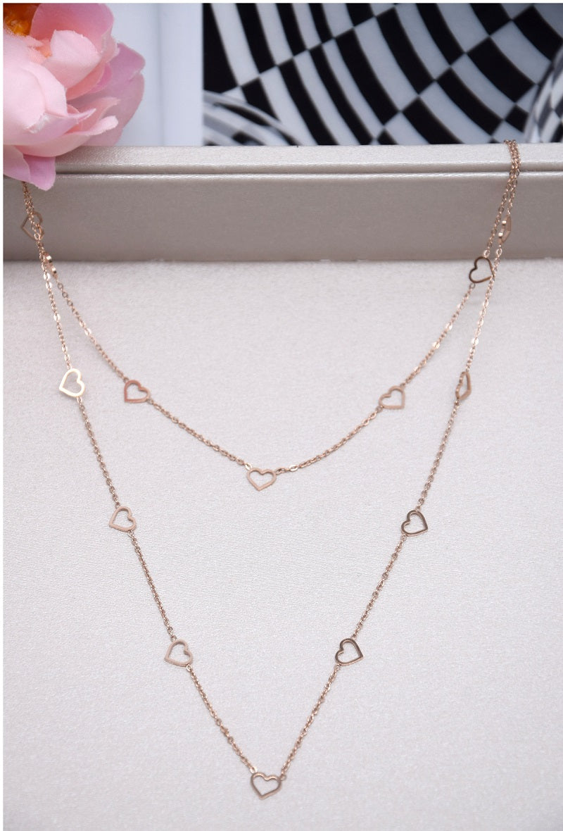 Herz-Layer-Halskette - Gluecksboutique®