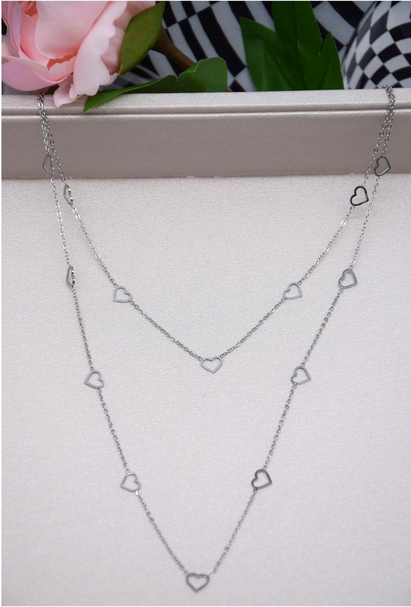 Herz-Layer-Halskette - Gluecksboutique®
