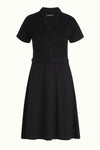 schwarz Emmy Dress Ecovero Classic Kleid King Louie
