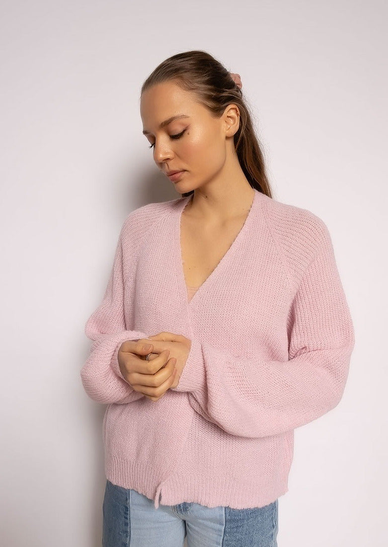 Strickjacke rosa - Gluecksboutique®