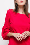 Minikleid mit Volantärmel - Gluecksboutique®