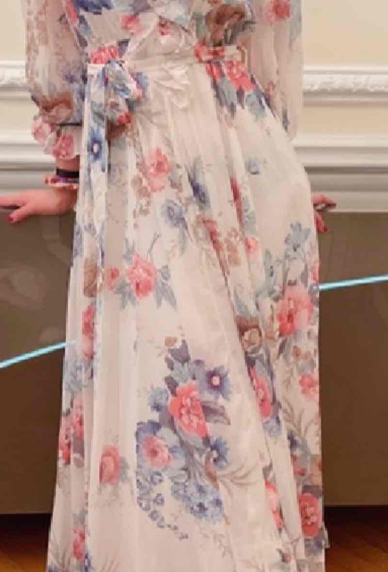 Kleid mit Blumenprint - Gluecksboutique®