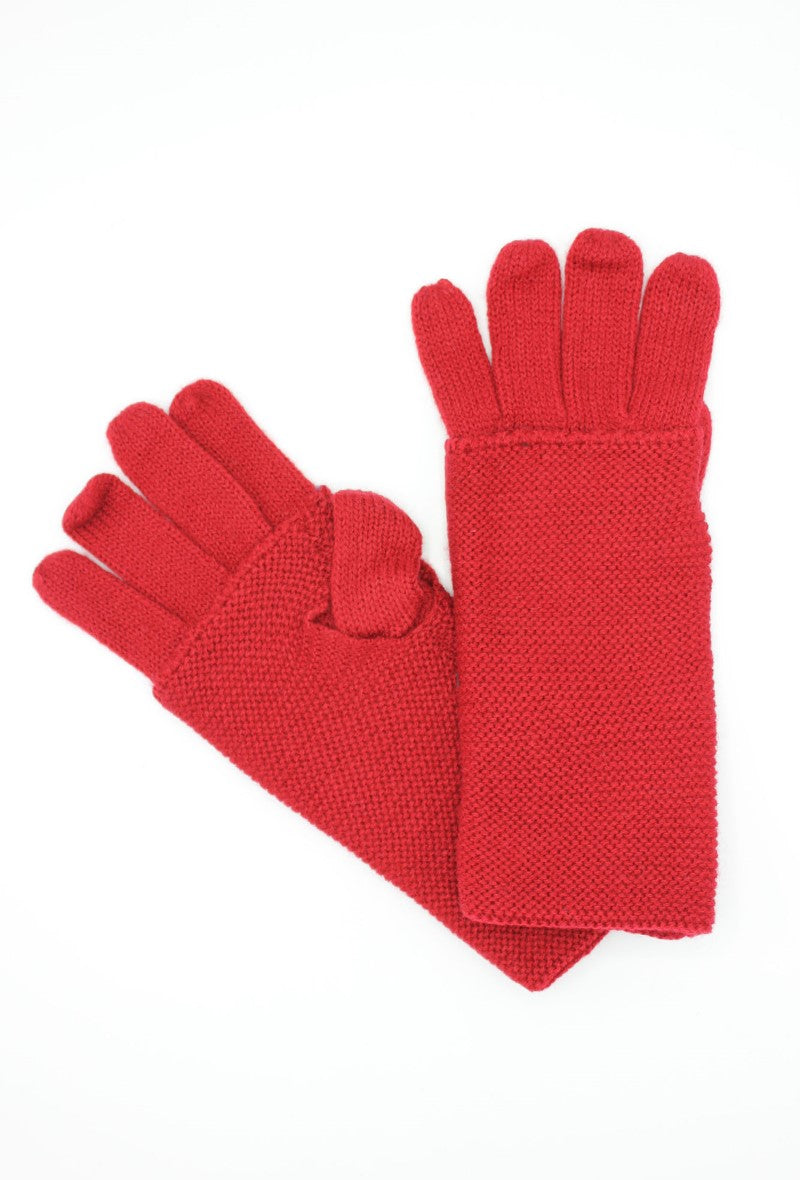 Handschuhe rot - Gluecksboutique®
