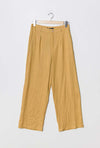 Hose aus Leinenmischung in vers. Farben - Gluecksboutique®