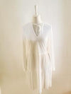 Plissee Mini Kleid V-Neck NA-KD - Gluecksboutique®