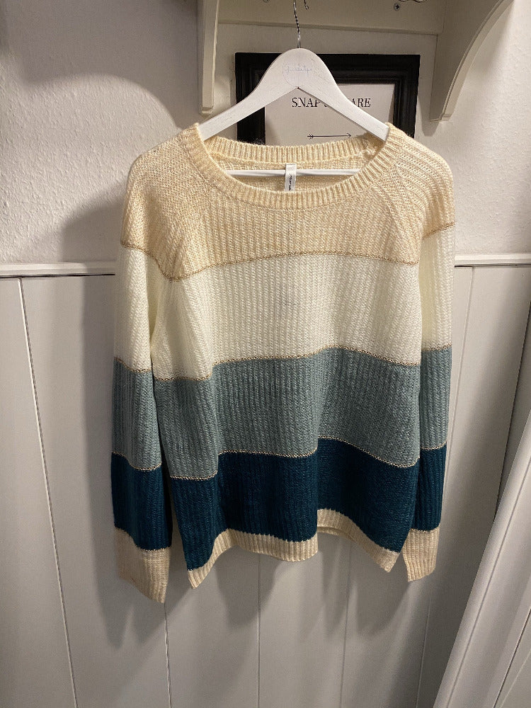 gestreifter Pullover - Gluecksboutique®