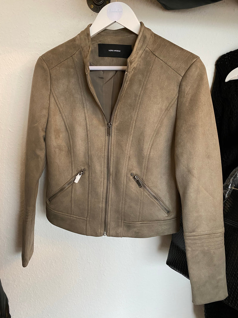 Jacke Summersiv Wildleder Optik - Gluecksboutique®