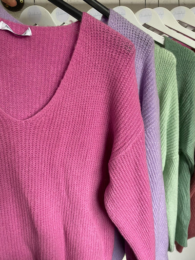 Cosy V-Neck Pullover - Gluecksboutique®