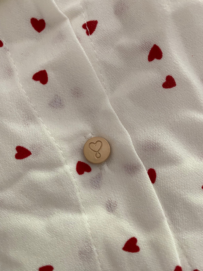 Hemd mit Herzprint - Gluecksboutique®