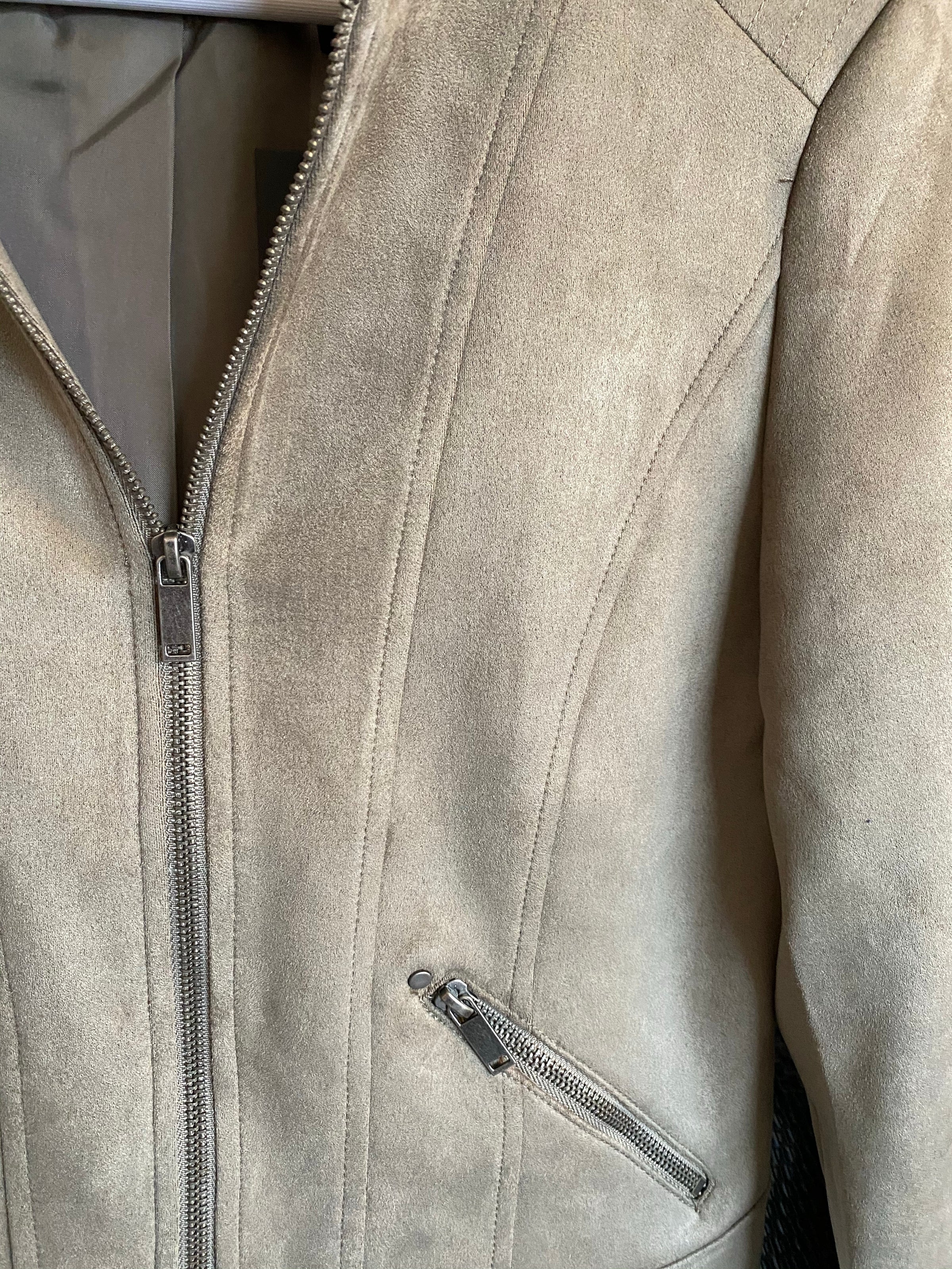 Jacke Summersiv Wildleder Optik - Gluecksboutique®
