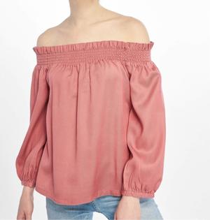 Off Shoulder 3/4 Arm Top Samantha - Gluecksboutique®
