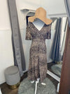 Midikleid mit Leomuster - Gluecksboutique®
