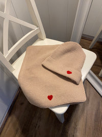 Mützen-Schal Set, vers. Farben - Gluecksboutique®