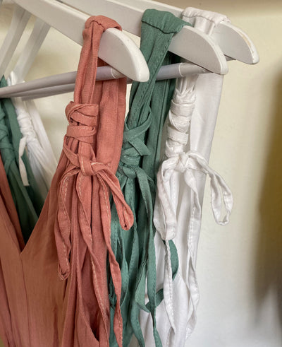 Midikleid mit Stoffguertel - Gluecksboutique®