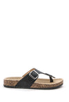 Pantolette Zehentrenner schwarz - Gluecksboutique®