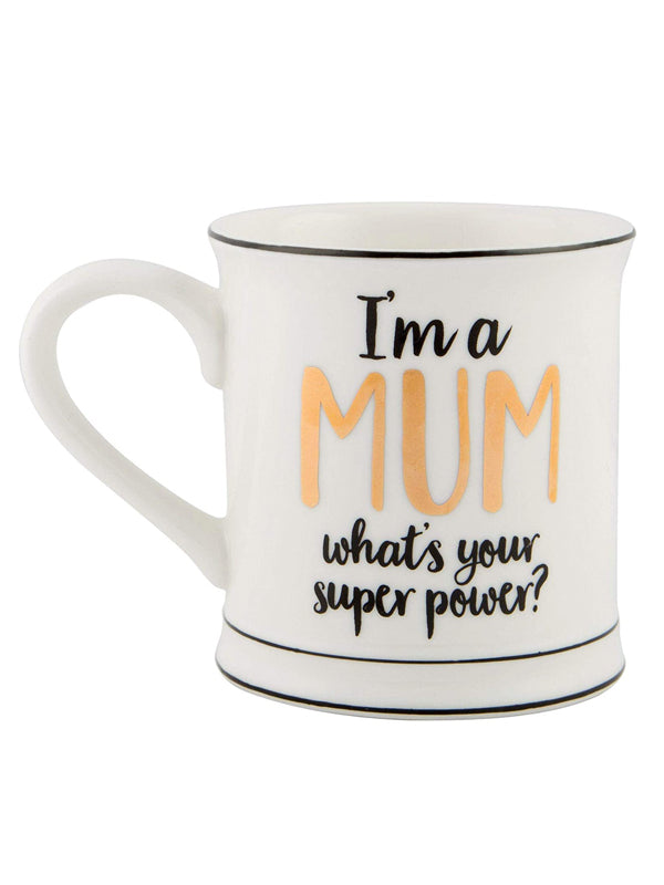 I'm a Mum, What's Your Superpower? Kaffeetasse - Gluecksboutique®