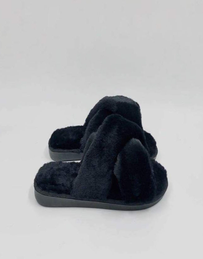 Cozy Fake Fur Hausschuhe - Gluecksboutique®
