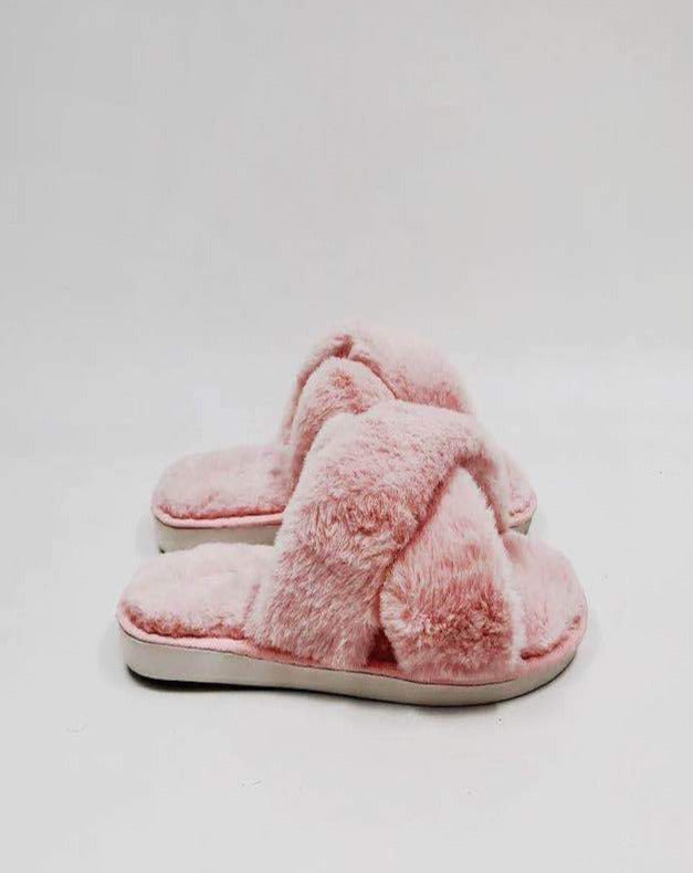 Cozy Fake Fur Hausschuhe - Gluecksboutique®
