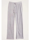 Cecilia Velour Trousers Grey Velvet - Gluecksboutique®